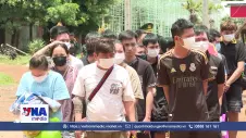 Tiếp nhận 86 công dân Việt Nam do Campuchia trao trả