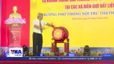 Khai giảng năm học mới tại Trường Phổ thông nội trú TH&THCS Sơn Thủy