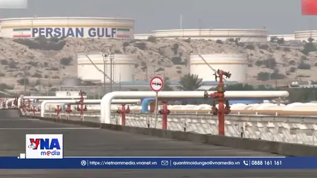 Nổ lớn tại đảo Kharg của Iran