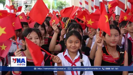 Đồng loạt khai giảng năm học mới và khánh thành trường Phổ thông nội trú liên cấp trên cả nước