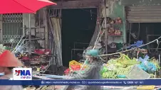 Cháy ki-ốt bán rau, một người tử vong, một người bỏng nặng