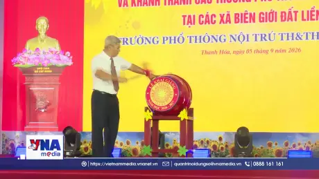 Khai giảng năm học mới tại Trường Phổ thông nội trú TH&THCS Sơn Thủy