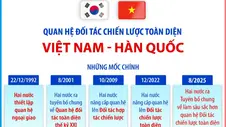 Quan hệ Đối tác chiến lược toàn diện Việt Nam - Hàn Quốc