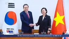 Chủ tịch Quốc hội Trần Thanh Mẫn hội kiến Thủ tướng Hàn Quốc