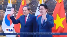 Chủ tịch Quốc hội Trần Thanh Mẫn hội đàm với Chủ tịch Quốc hội Hàn Quốc Cho Jeong Sik