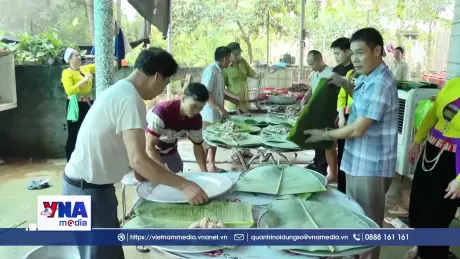 Tết Độc lập ở Lạc Sơn mang đậm dấu ấn văn hóa Mường