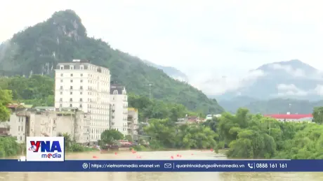Khánh thành đập dâng nước tạo cảnh quan trên sông Lô
