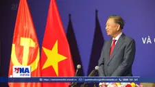 Tổng Bí thư, Chủ tịch nước Tô Lâm gặp gỡ cán bộ nhân viên Đại sứ quán và cộng đồng người Việt Nam tại Liên bang Nga