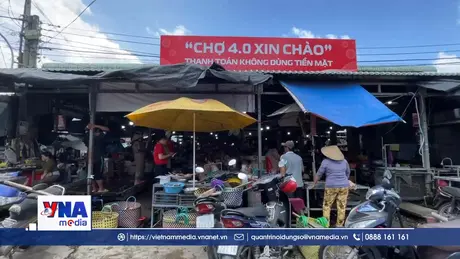 Vĩnh Long thúc đẩy thanh toán không dùng tiền mặt tại chợ truyền thống