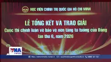 Trao 94 giải Cuộc thi chính luận về bảo vệ nền tảng tư tưởng của Đảng