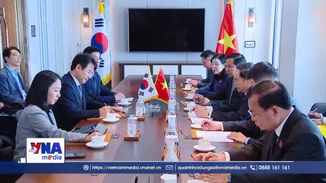 Chủ tịch Quốc hội tiếp Chủ tịch Nhóm Nghị sĩ hữu nghị Hàn Quốc - Việt Nam