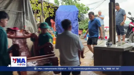 Huy động lực lượng sơ tán dân, di dời tài sản khỏi vùng ngập sâu 1,5m
