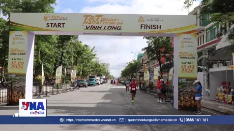 Hơn 5.000 vận động viên tham gia Giải Marathon Vĩnh Long