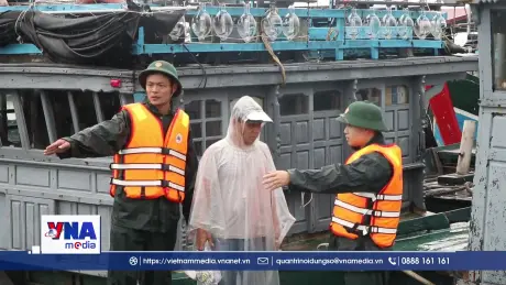 Chủ động neo đậu tàu thuyền trước diễn biến mưa lớn
