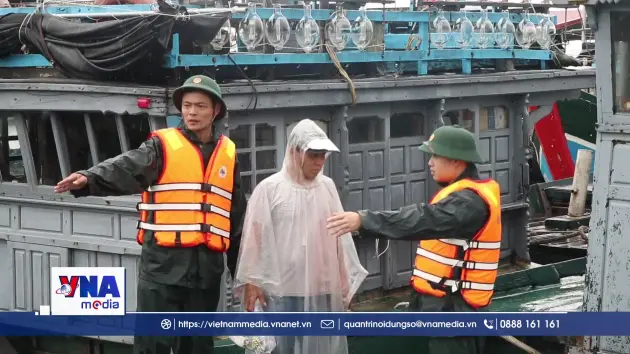 Chủ động neo đậu tàu thuyền trước diễn biến mưa lớn