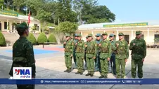 Dân quân chung sức giữ bình yên biên giới Điện Biên
