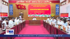 Đoàn kiểm tra, giám sát của Bộ Chính trị làm việc với Tỉnh ủy Tây Ninh