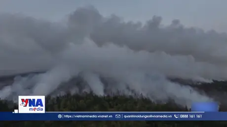 Cháy rừng gây ảnh hưởng đến hàng không ở Indonesia