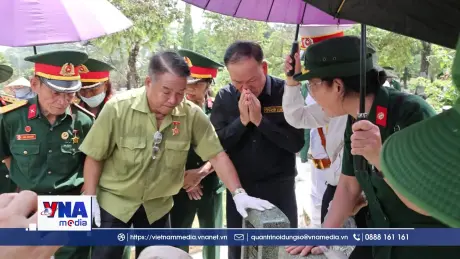 Đón Liệt sĩ trở về sau 48 năm xa cách quê hương