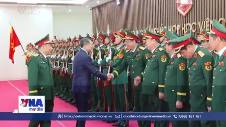 Thủ tướng Lê Minh Hưng dự lễ khai giảng Học viện Quốc phòng