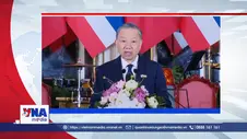 Tổng Bí thư, Chủ tịch nước Tô Lâm chủ trì chiêu đãi Nhà vua Vương quốc Thái Lan và Hoàng hậu