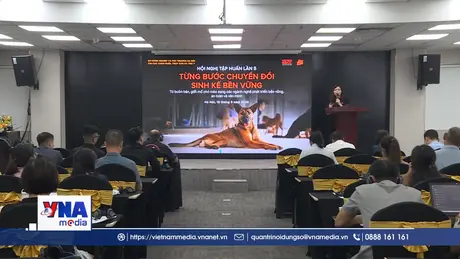 Tập huấn chuyển đổi sinh kế bền vững cho các hộ kinh doanh thịt chó, mèo