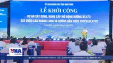 Khởi công tuyến đường kết nối đồng bằng và miền núi Ninh Bình