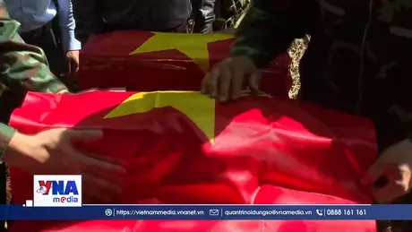 Vượt nắng, thắng mưa sớm đưa các liệt sỹ về với gia đình