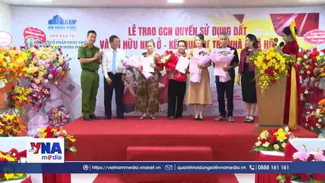 Những hộ dân nhường đất làm cao tốc Biên Hòa – Vũng Tàu nhận sổ hồng NOXH