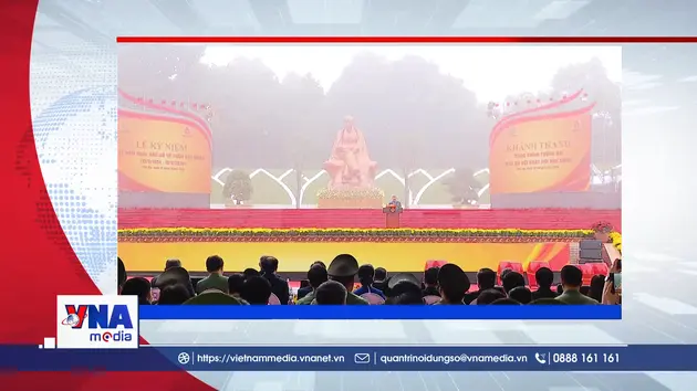 Tổng Bí thư,Chủ tịch nước Tô Lâm dự lễ Khánh thành Tượng đài “Bác Hồ với ngày hội non sông”