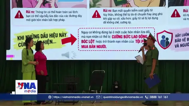Chung tay phòng chống mua bán người vì một xã hội an toàn
