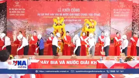 Cần Thơ khởi công nhà máy bia, nước giải khát công suất 400 triệu lít/năm