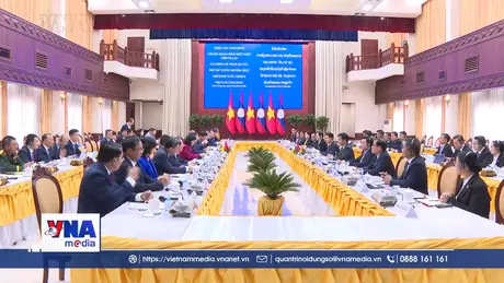 Phó Thủ tướng Thường trực Phạm Gia Túc thăm và làm việc tại Lào