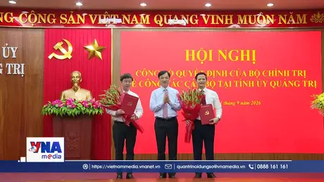 Ông Vương Quốc Tuấn giữ chức Bí thư Tỉnh ủy Quảng Trị