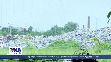 Cần sớm di dời bãi rác lộ thiên Vũ Hội, Hưng Yên