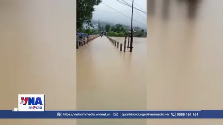 Mưa lớn gây sạt lở, ngập lụt cục bộ tại khu vực Quy Nhơn, Gia Lai