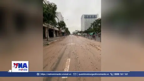 Truy tìm xe làm rơi vãi bùn đất trên đường Cộng Hòa
