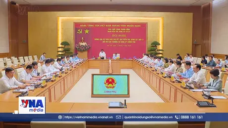 Thông qua dự thảo báo cáo kết quả kiểm tra, giám sát đợt 3 đối với Ban Thường vụ Đảng ủy Chính phủ