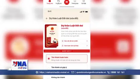 Bắt đầu lấy ý kiến nhân dân về Luật Đất đai sửa đổi trên VNeID