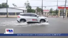 Cà Mau nhiều tuyến đường ngập sâu do mưa lớn