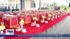 Tổ chức Lễ truy điệu, an táng 65 hài cốt liệt sỹ tại Vĩnh Long
