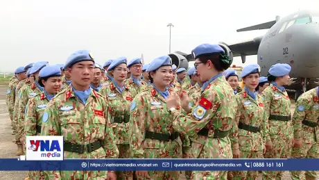 BV dã chiến 2.8 của Việt Nam thực hiện nhiệm vụ tại Nam SuDan