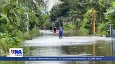 Lâm Đồng: Nhiều hộ dân và đường giao thông ngập sâu trong nước
