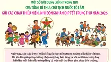 Một số nội dung chính trong Thư của Tổng Bí thư, Chủ tịch nước Tô Lâm gửi các cháu thiếu niên, nhi đồng nhân dịp Tết Trung thu năm 2026