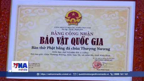 Ninh Bình có thêm một bảo vật Quốc gia