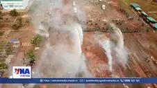 Thép thao trường trên Tây Nguyên