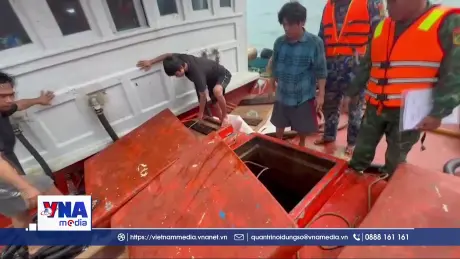 Biên phòng Cà Mau tạm giữ 40.000 lít dầu không rõ nguồn gốc