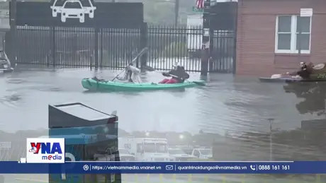 Bão lớn gây ngập lụt, mất điện trên diện rộng dọc bờ Đông nước Mỹ