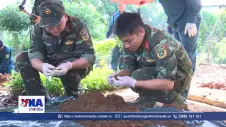 Sơn La khai quật, cất bốc 2 hài cốt liệt sĩ