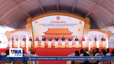 Tổng Bí thư, Chủ tịch nước Tô Lâm dự Lễ khởi công Dự án đầu tư Bảo quản, tu bổ, phục hồi Điện Kính Thiên